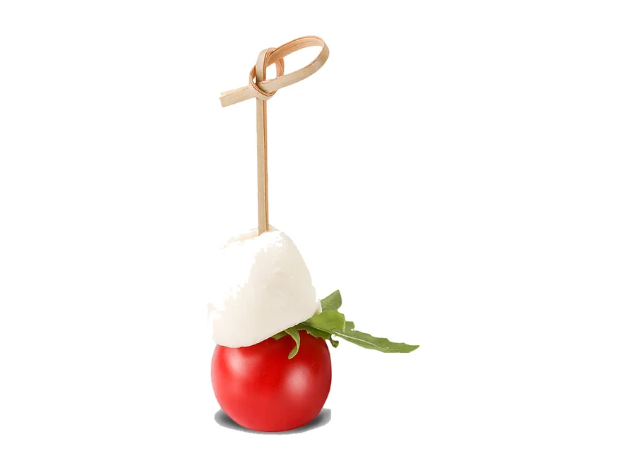 Canapé cu mozzarella și cherry