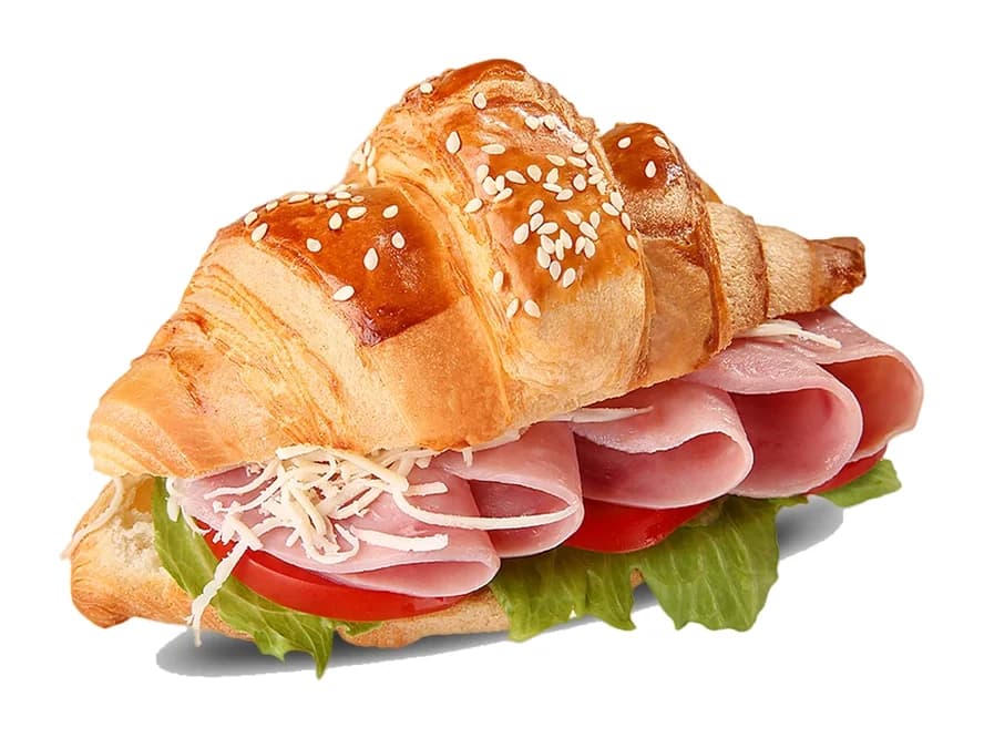 Mini sandwich cu șuncă